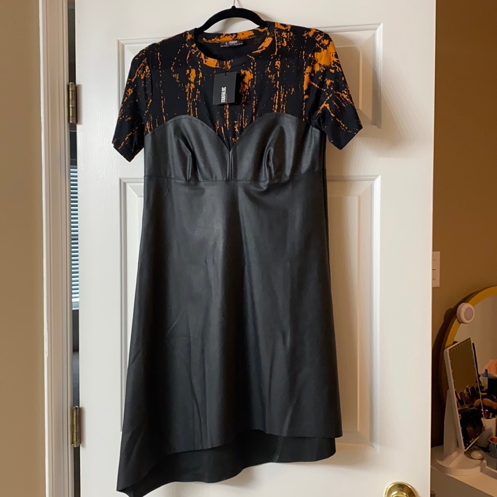 Trafaluc by Zara asymmetrical hem dress